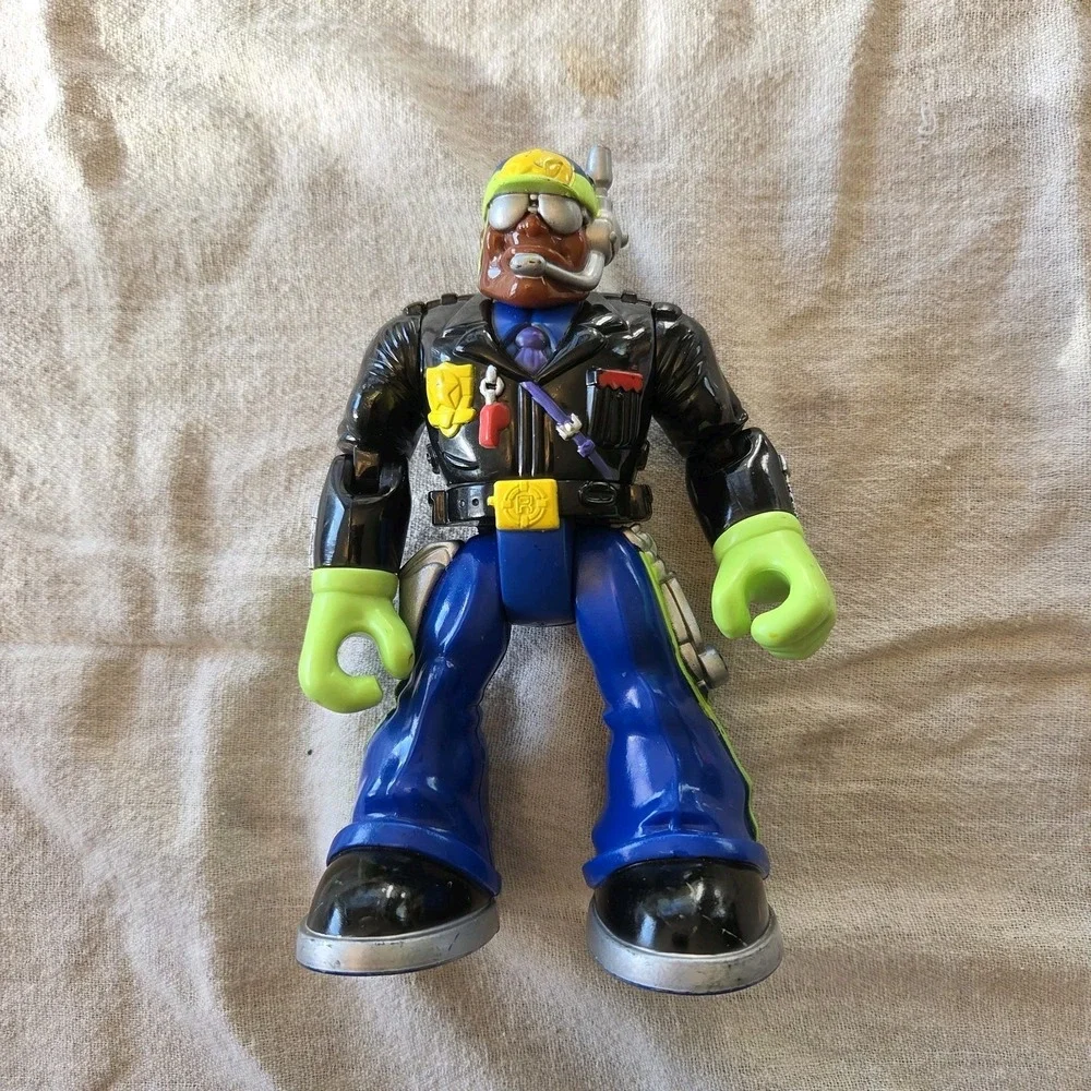 2001 Mattel Fisher‎ Price Rescue Heroes Action Figures Lot Of 3 Police Ranger